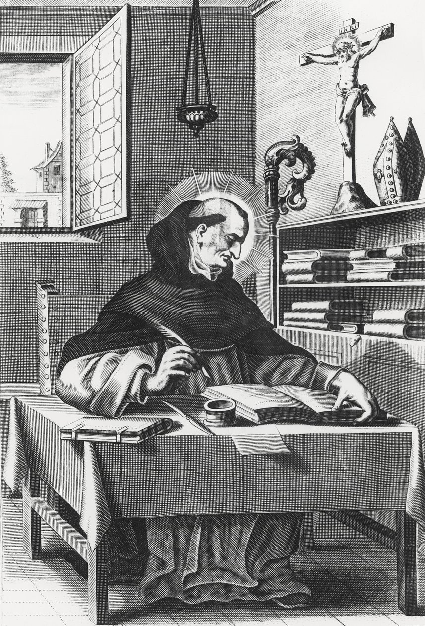 Albertus Magnus (gravering) af French School