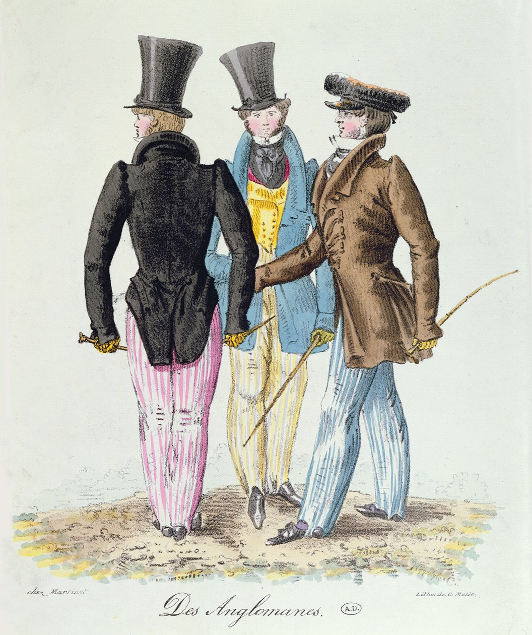 Anglomane, ca. 1830 af French School