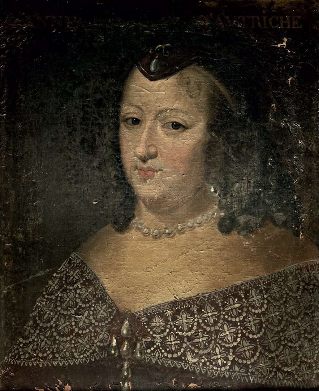 Anne af Østrig (1601-66) af French School