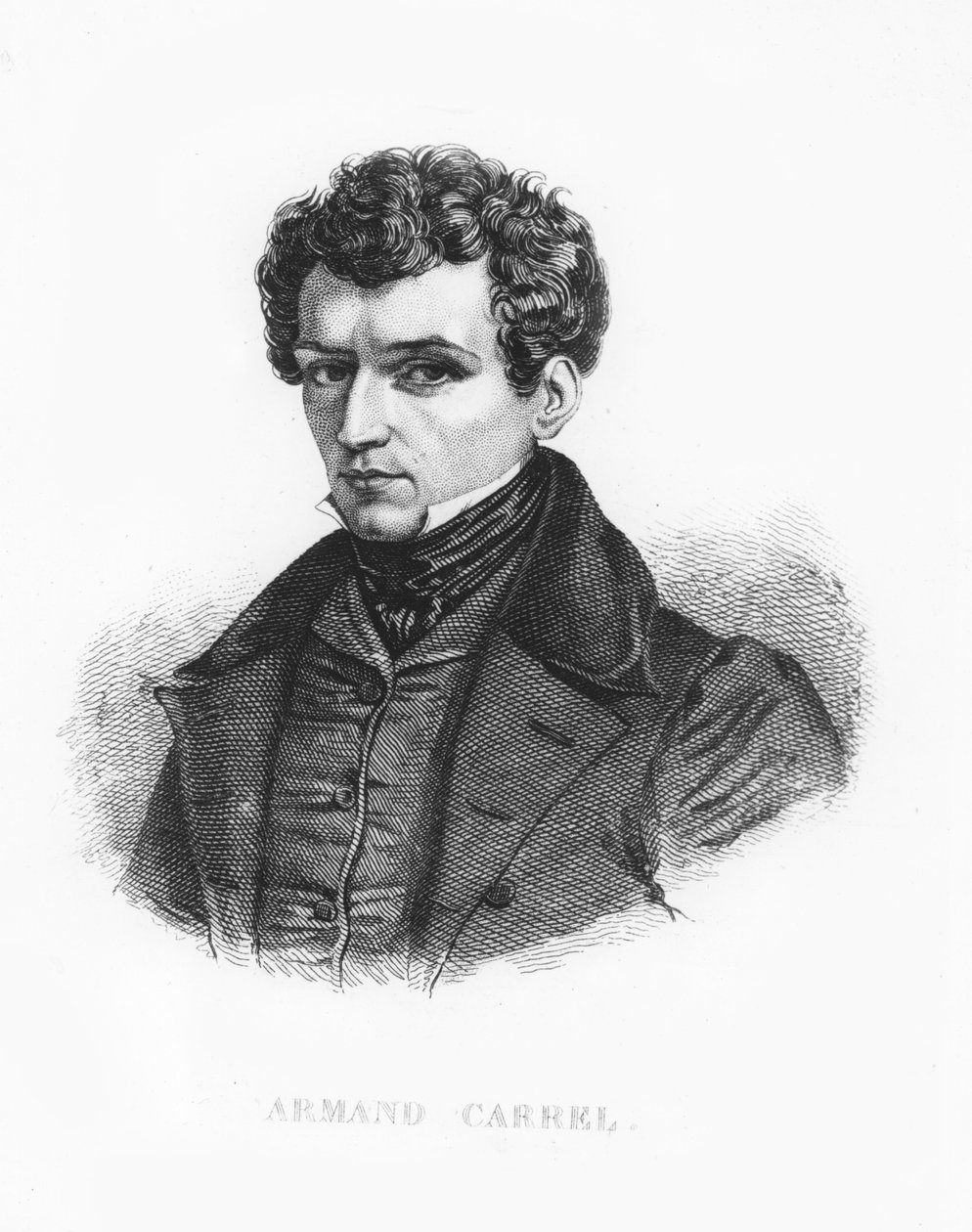 Armand Carrel (gravering) af French School