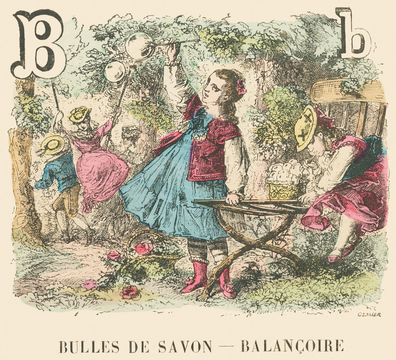 B: Sæbebobler — Gynge af French School