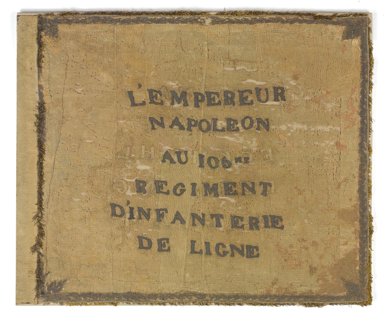 Banner of the French 105th Regiment, c.1815dani af French School
