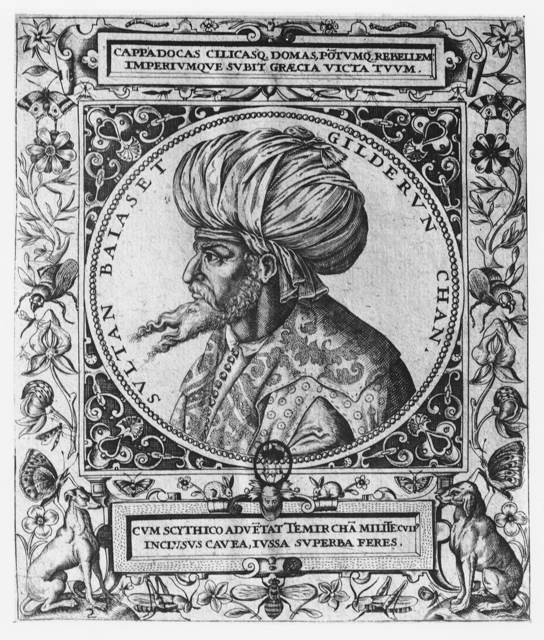Bayezid I (gravering) af French School