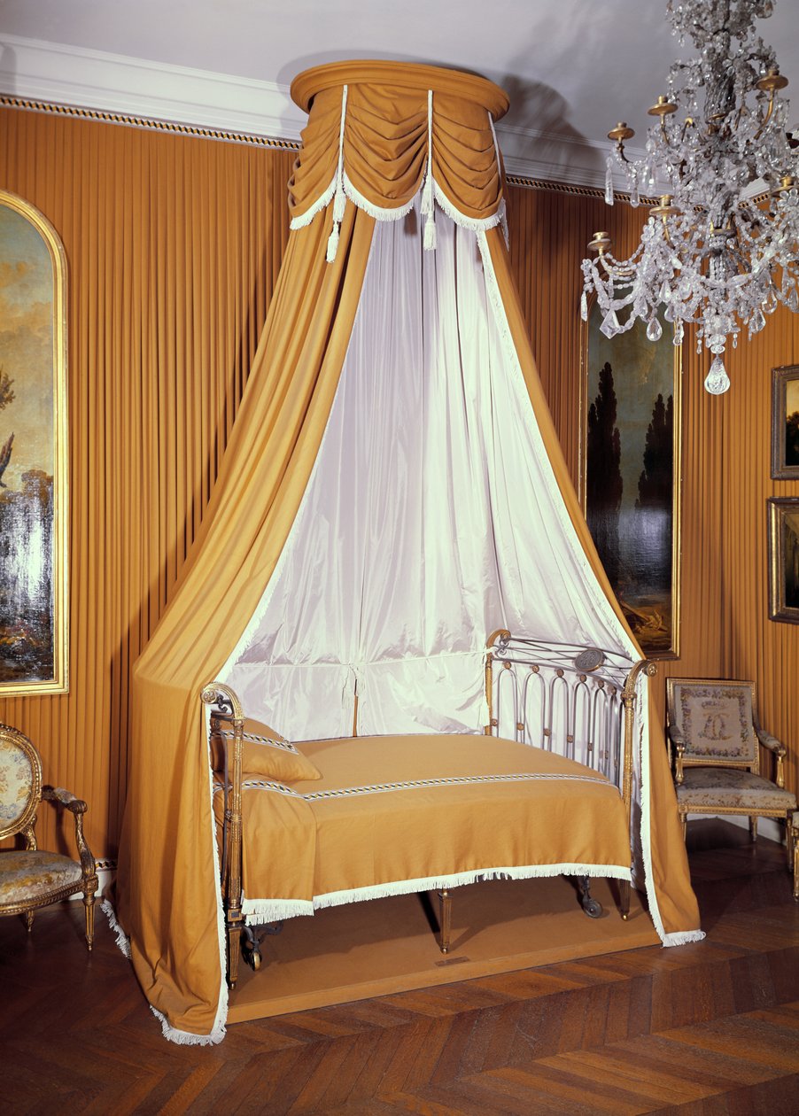 Seng med baldakin, c.1790-91 af French School