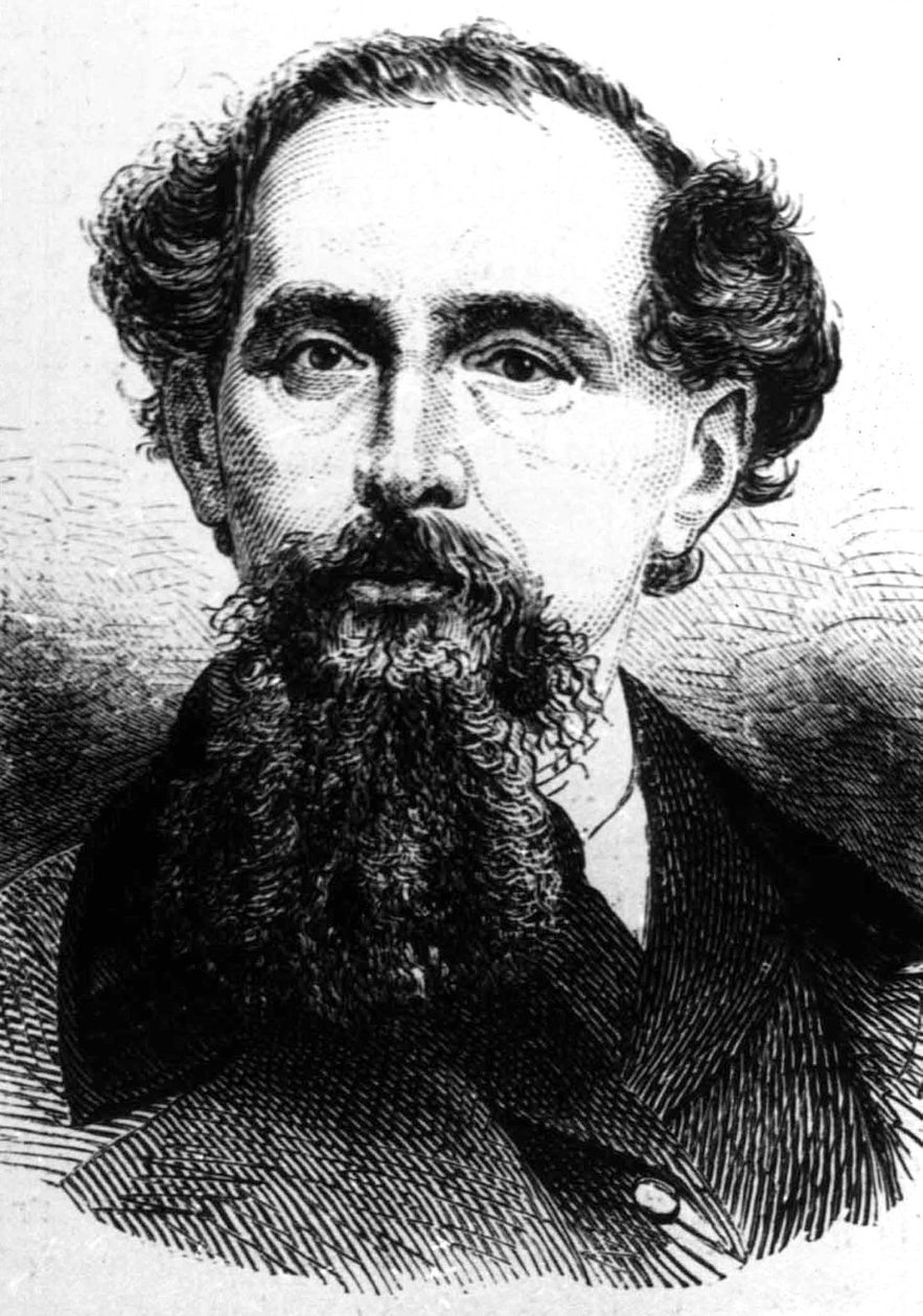 Charles Dickens (gravering) af French School