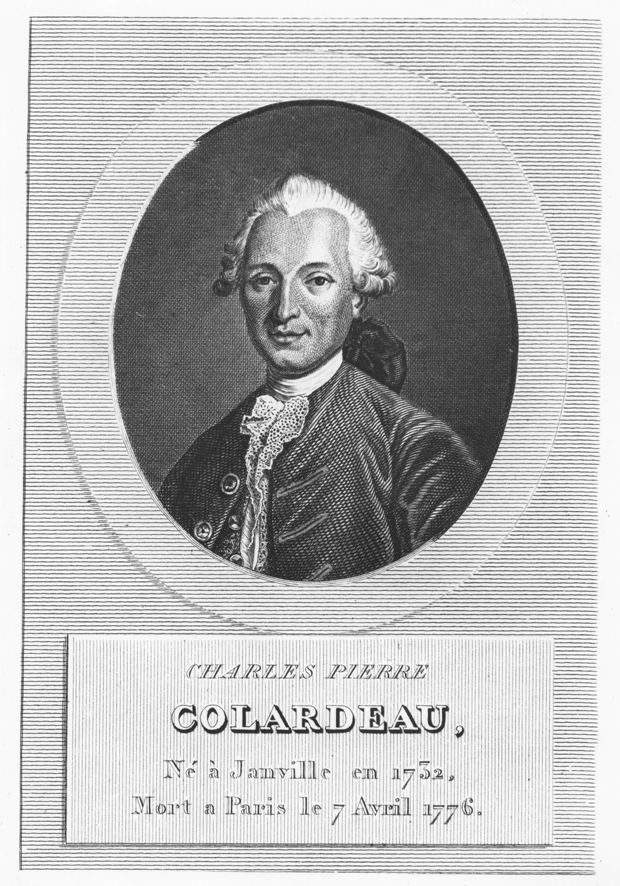 Charles Pierre Colardeau (gravering) af French School