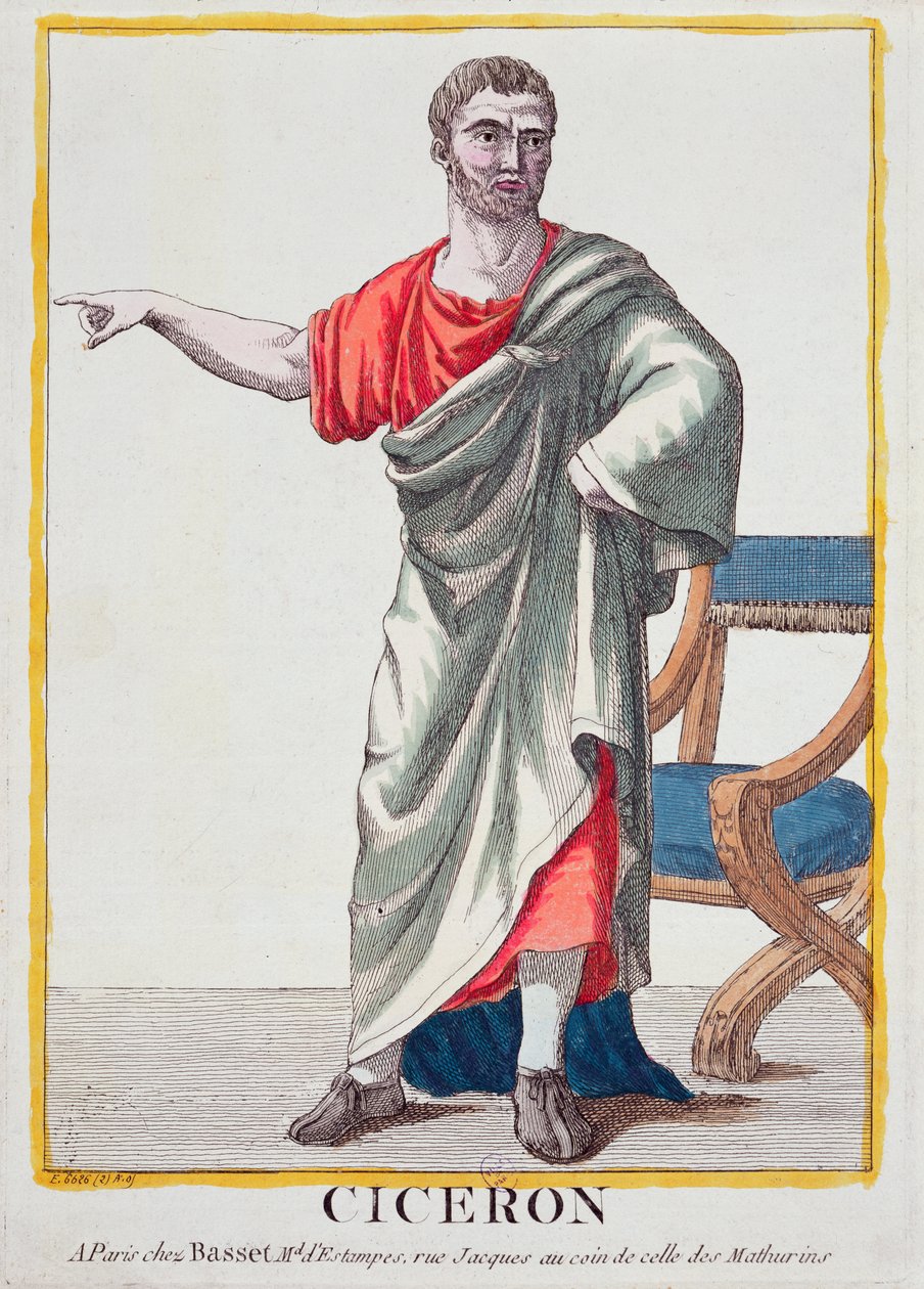 Cicero (farvegravering) af French School