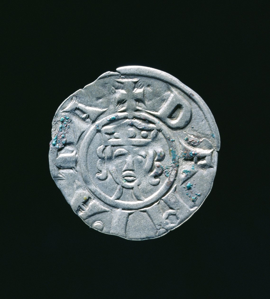 Mønt af Johannes af Brienne (ca. 1170-1237) af French School