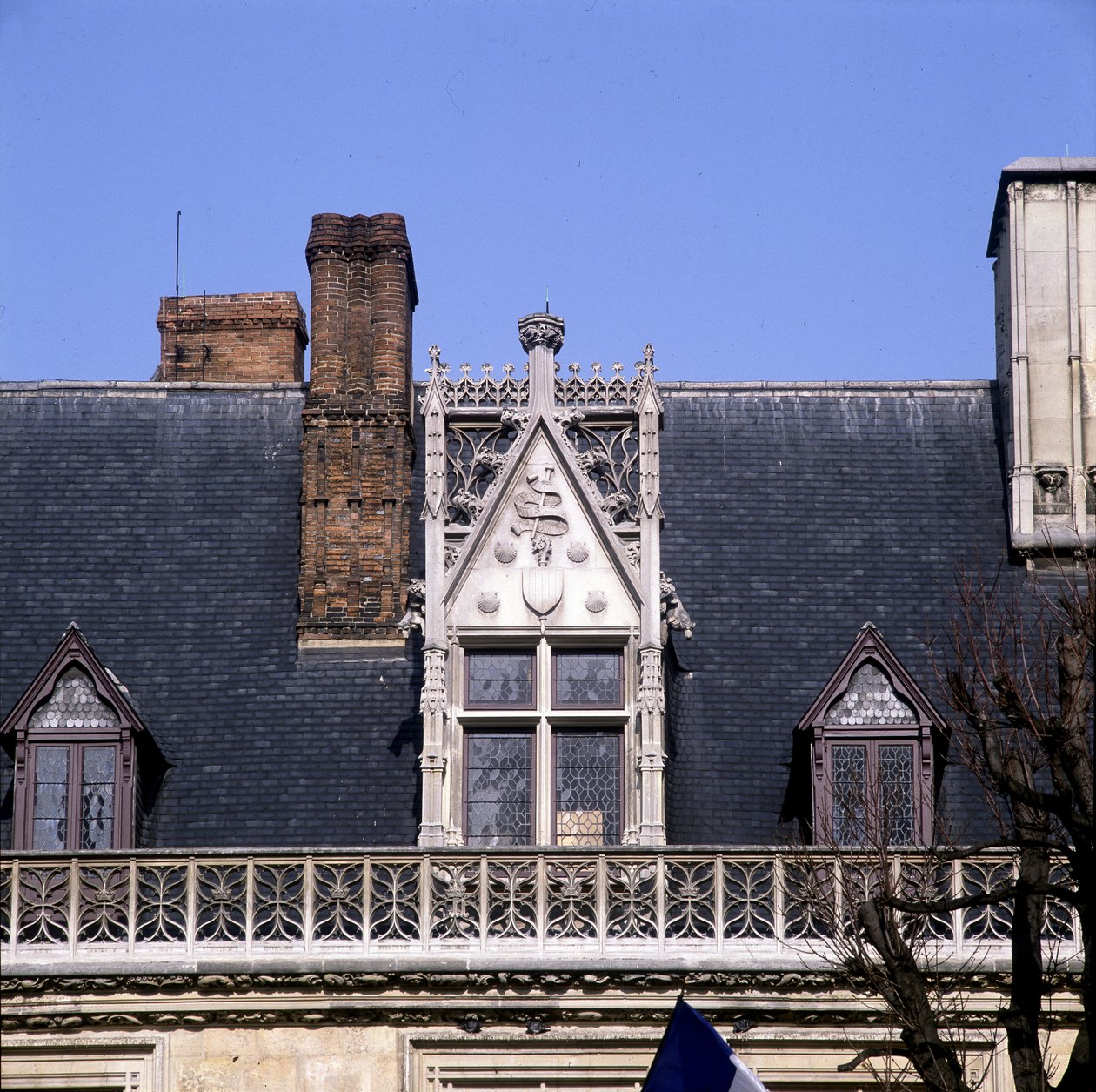 Detalje. Cluny-museet i Paris. af French School