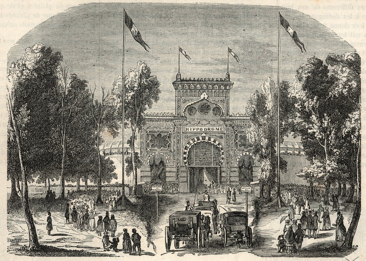 Indgravering i "Tableau-de-Paris" af Edmond Texier 1852 af French School