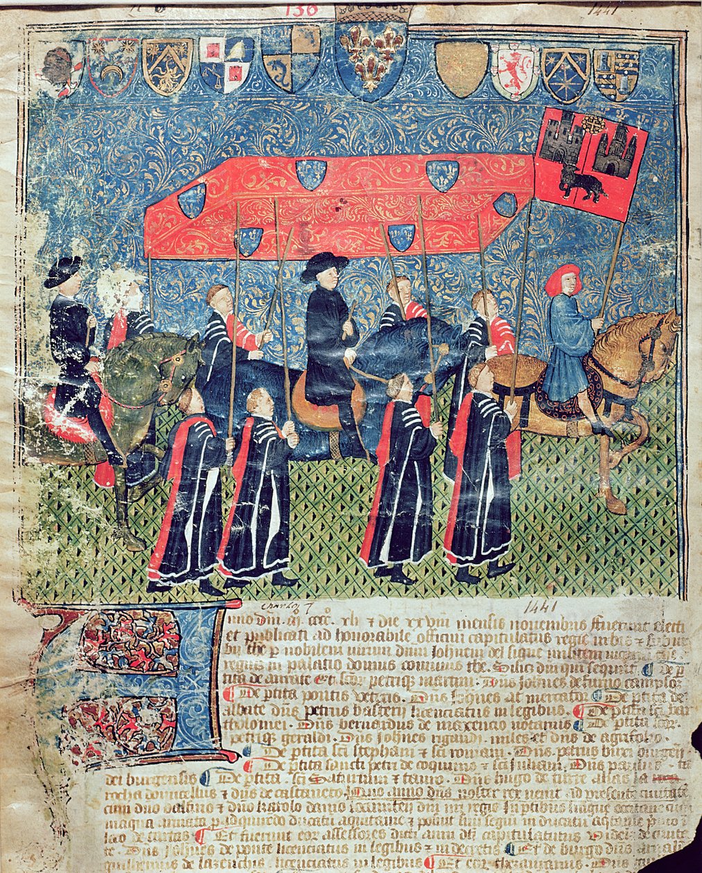 Charles VIIs (1403-61) indtog i Toulouse af French School