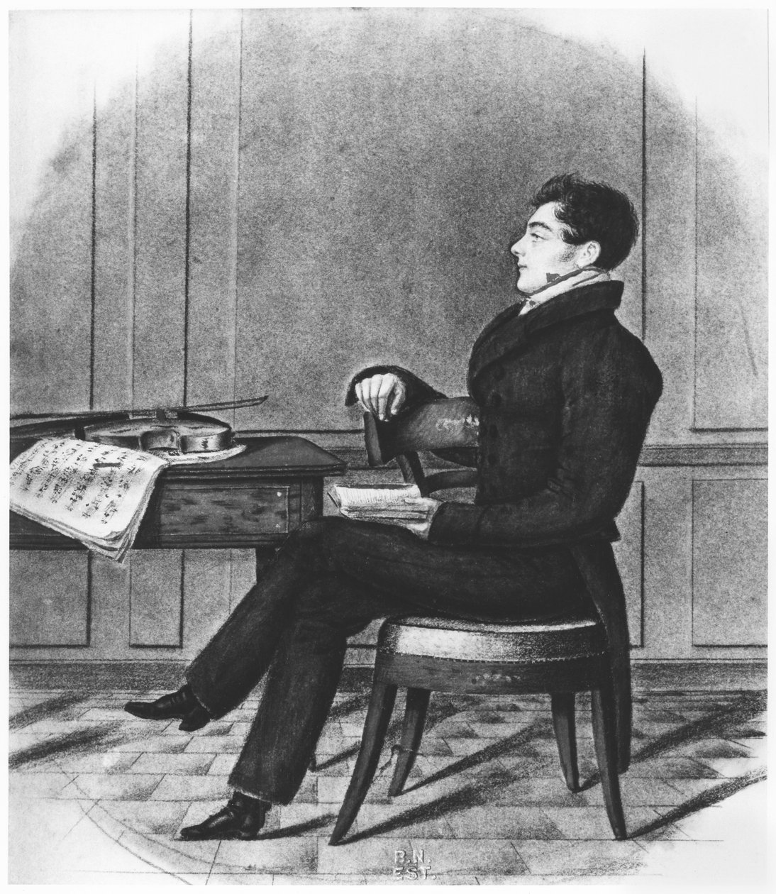 Spirit Auber (1782-1871) af French School