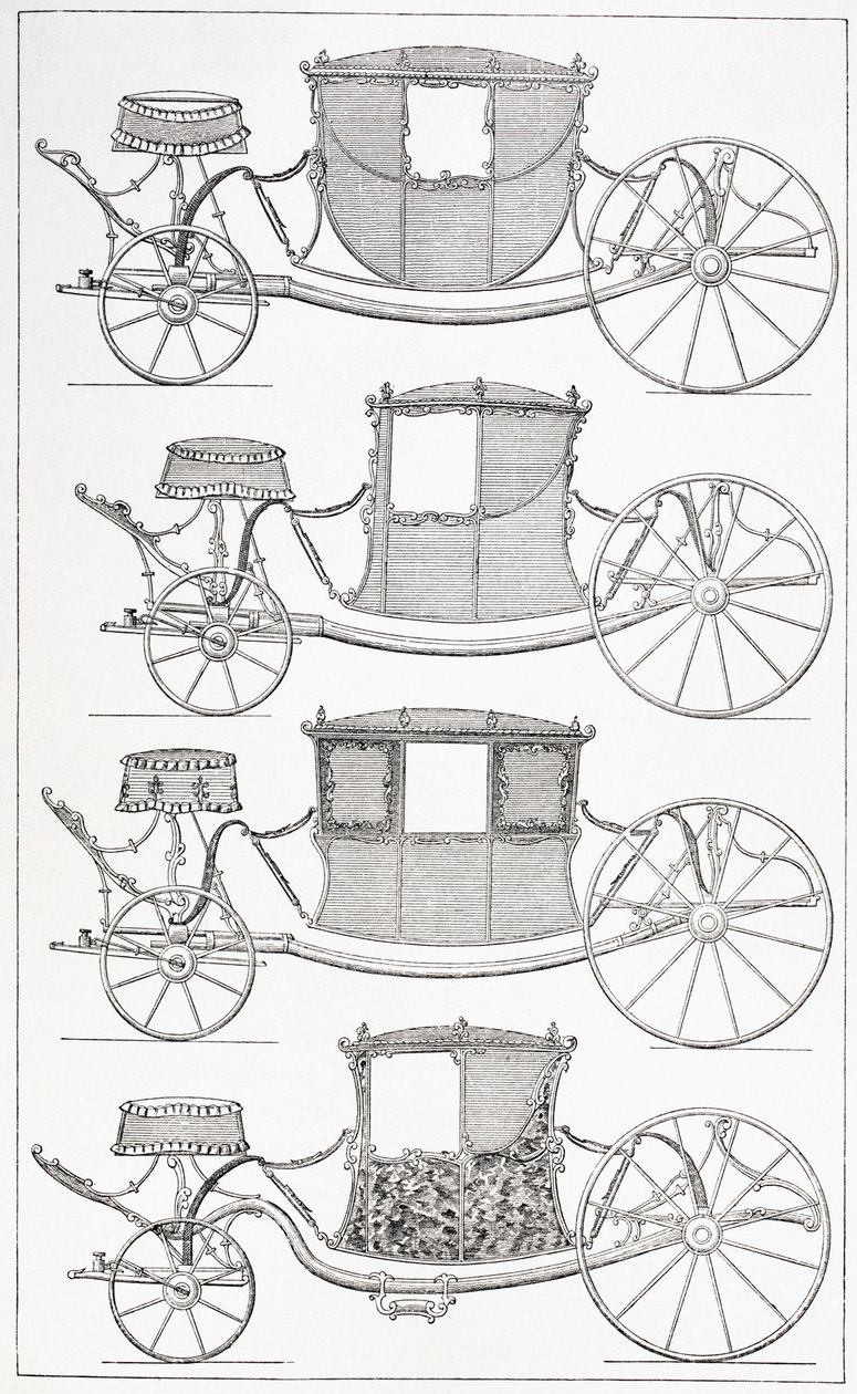 Moderigtige busser fra det 18. århundrede, 1875 af French School