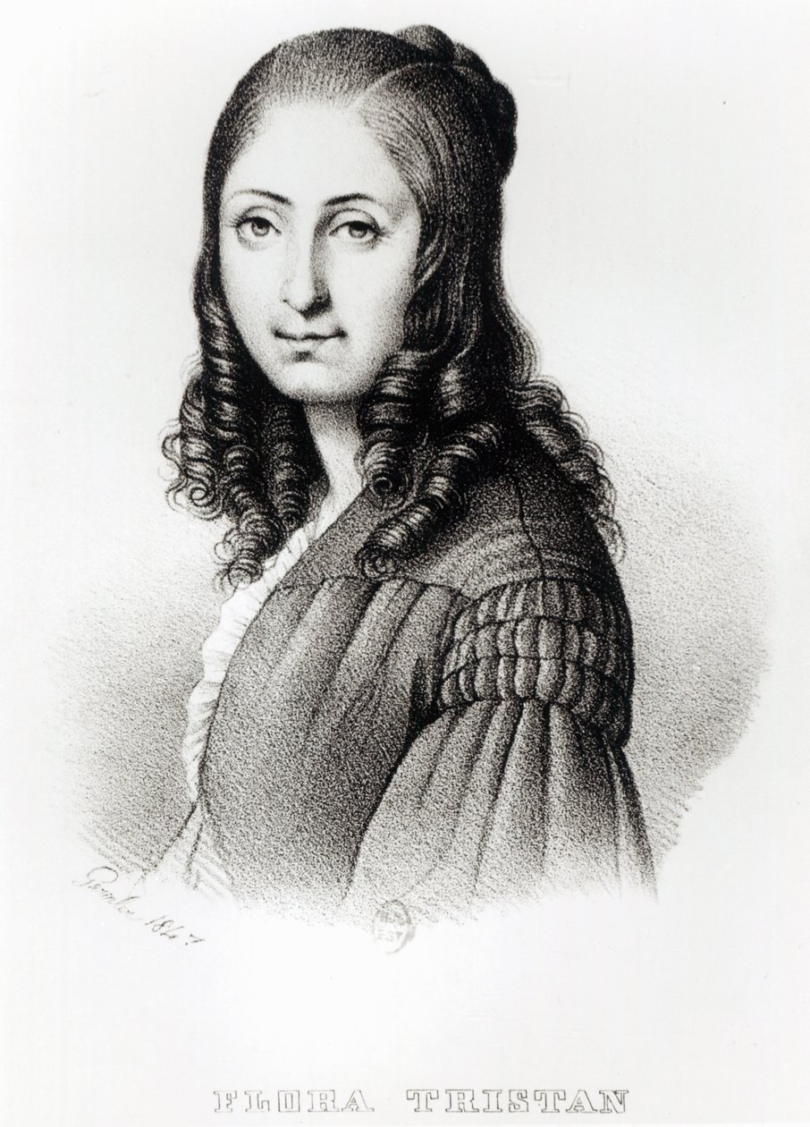 Flora Tristan (1803-44) 1847 af French School