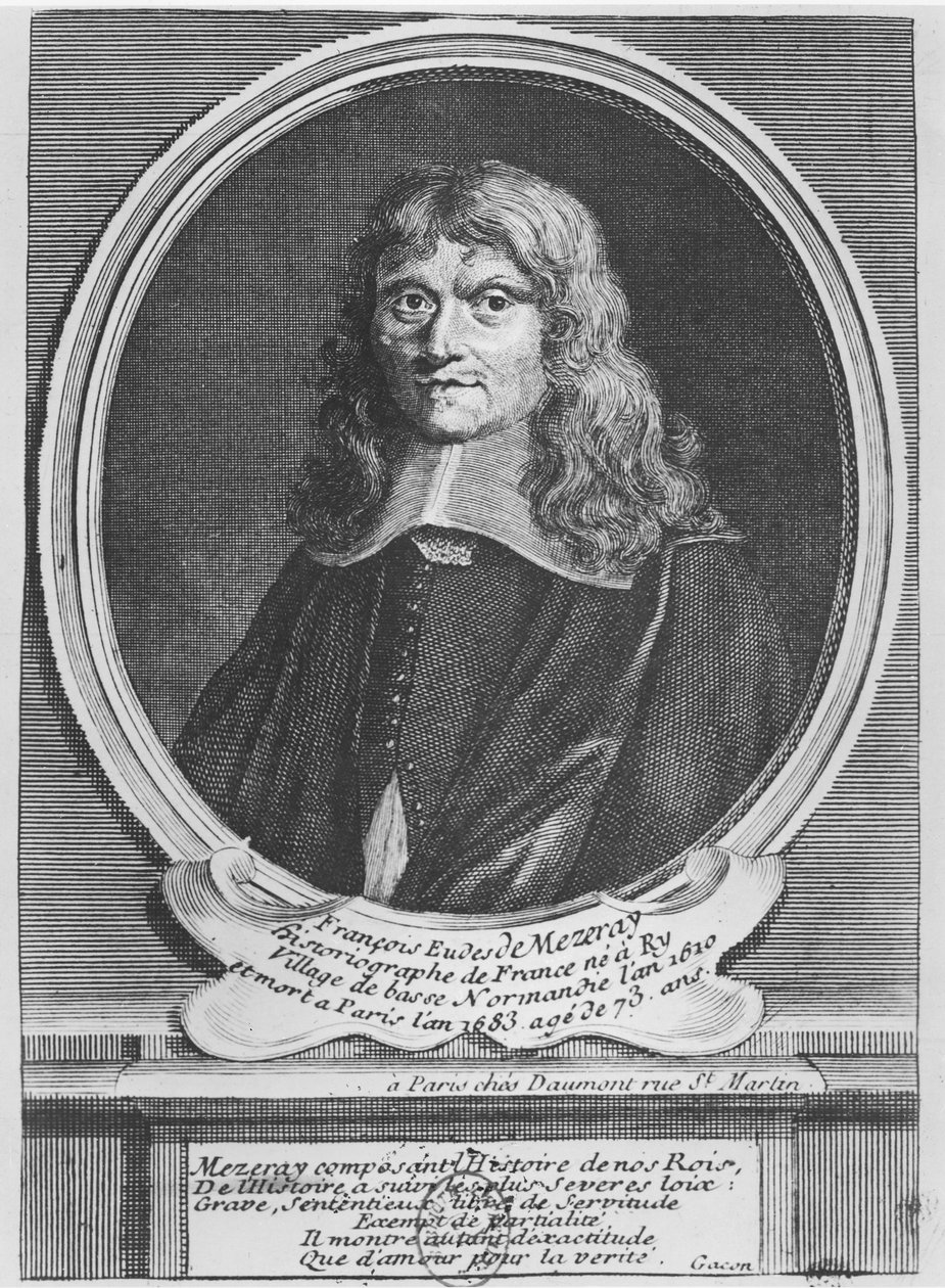 Francois Eudes de Mézeray (gravering) af French School