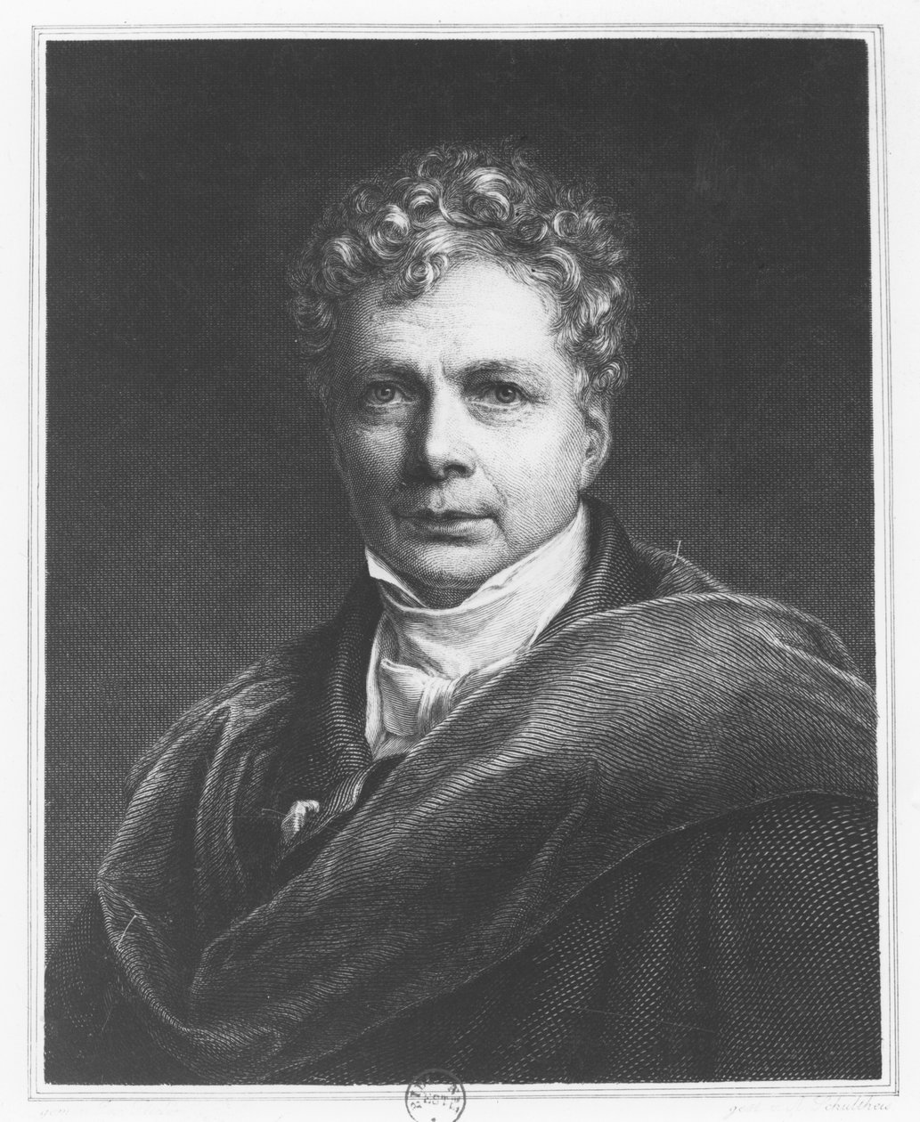 Friedrich Wilhelm Joseph Schelling (gravering) af French School