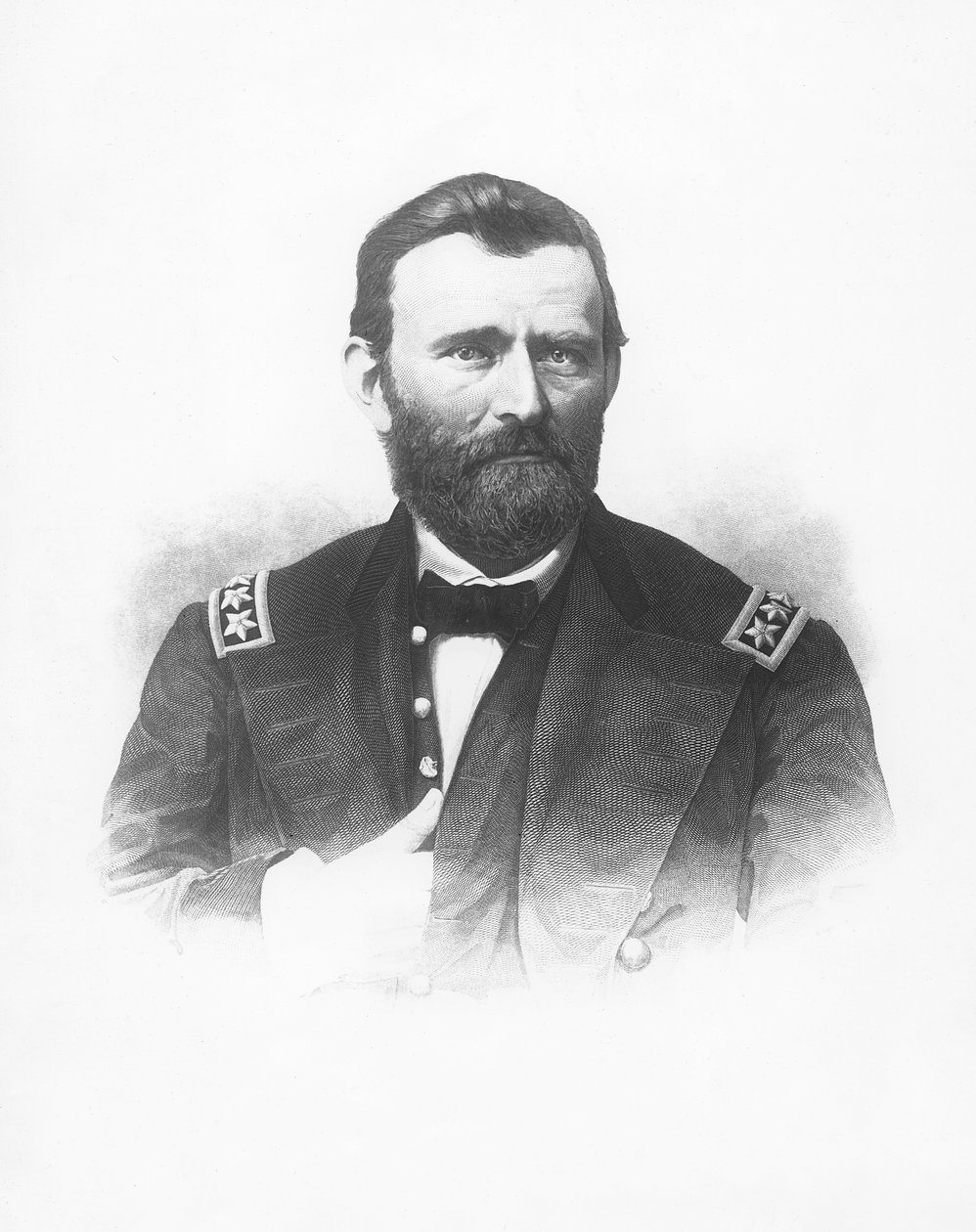 General Ulysses S. Grant (gravering) af French School