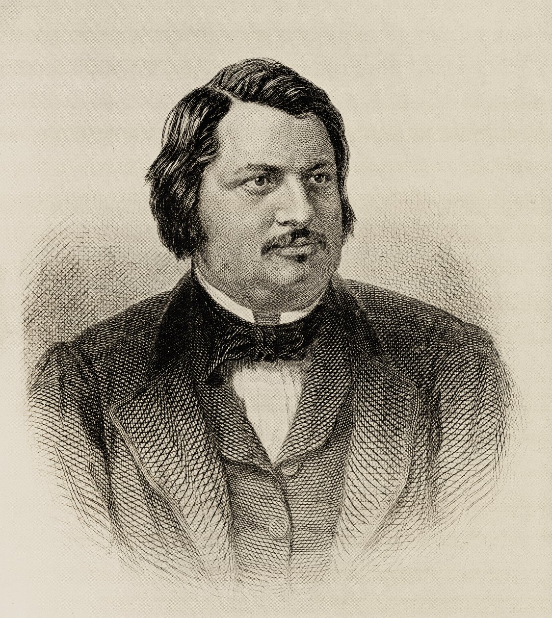 Honore de Balzac (1799-1850) af French School