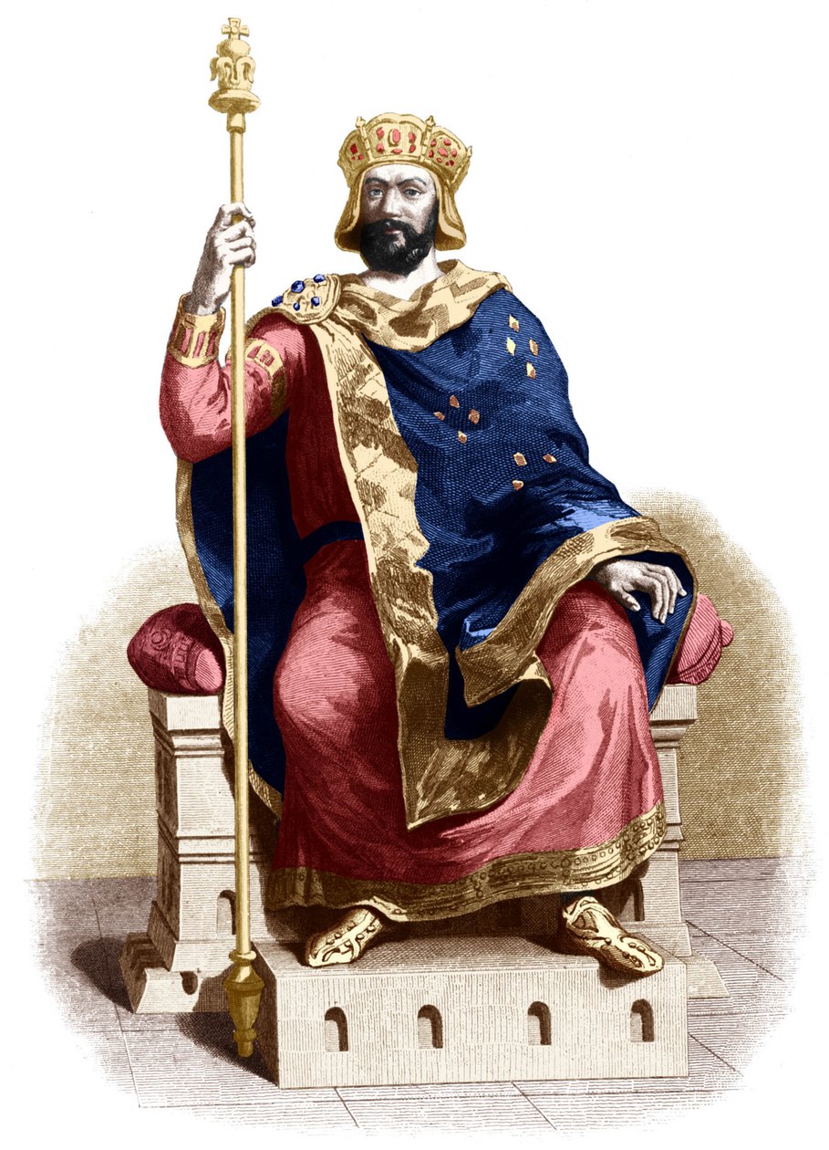 Hugues Capet (tryk) af French School