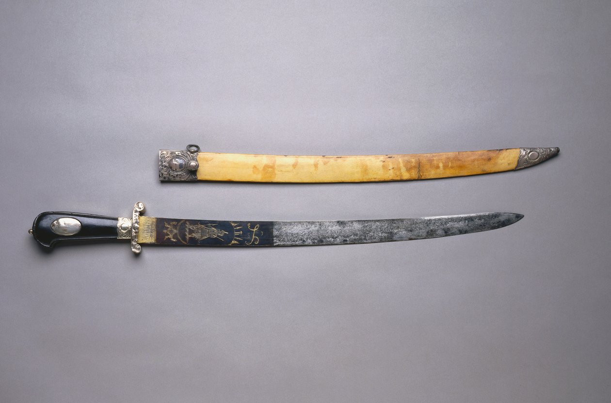 Jagtsværd, c.1780 af French School