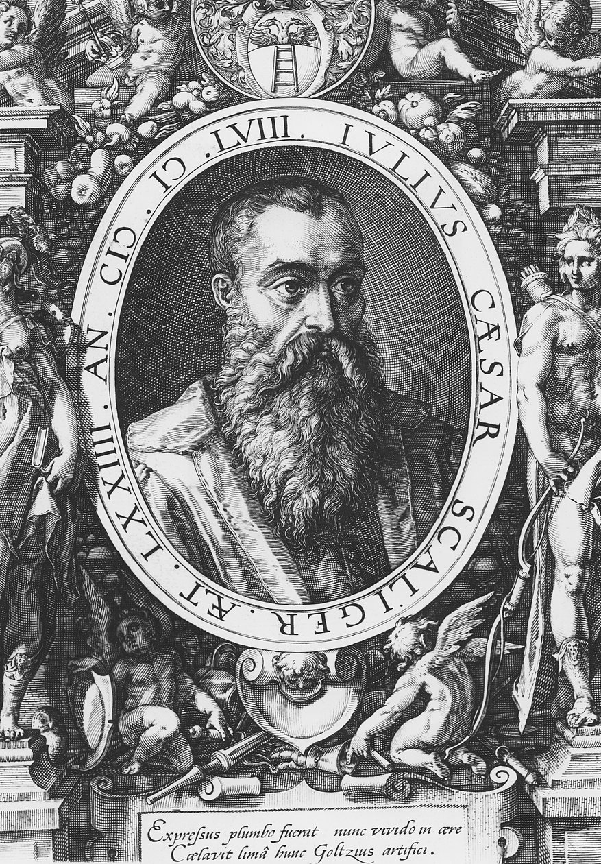 Julius Caesar Scaliger (gravering) af French School