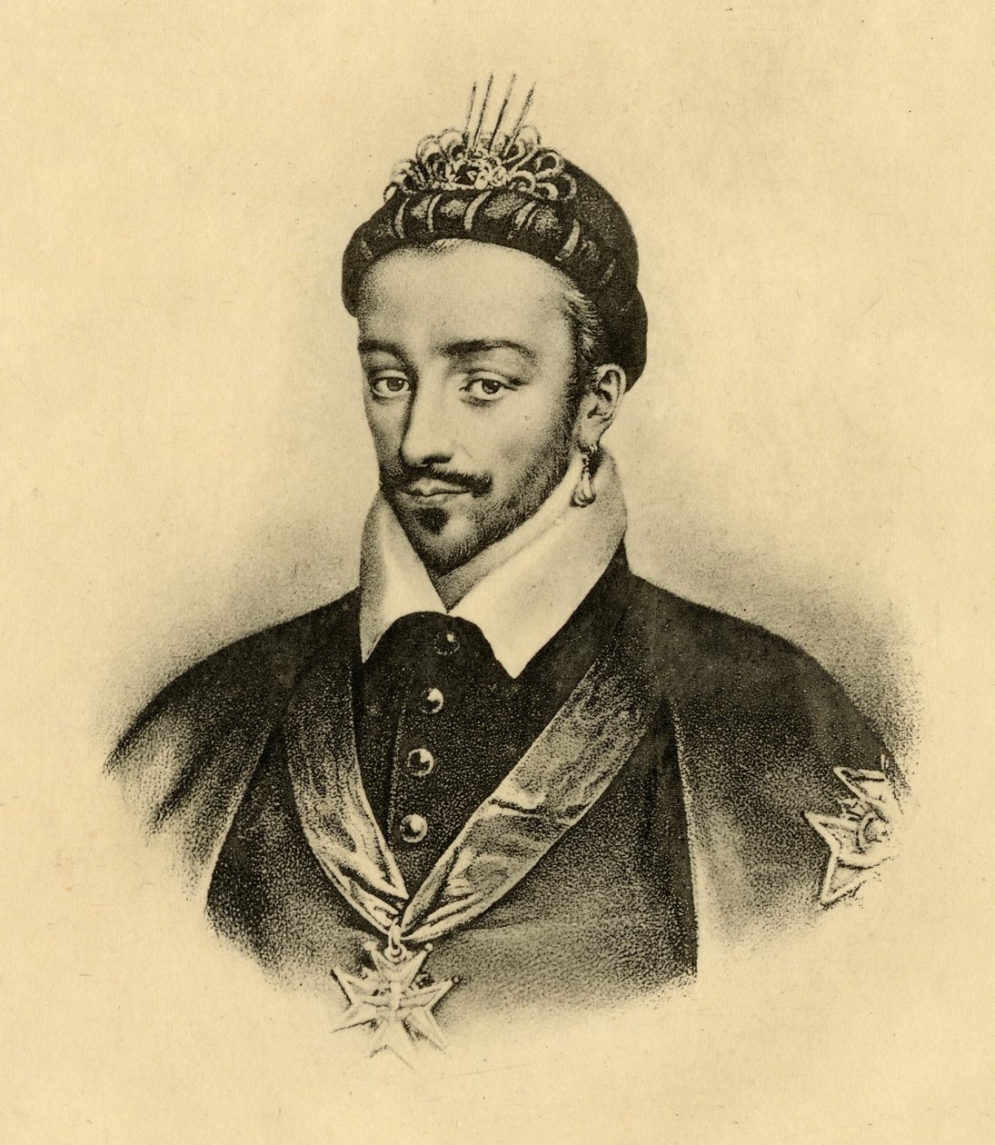 Kong Henri III (1551-89) af Frankrig af French School