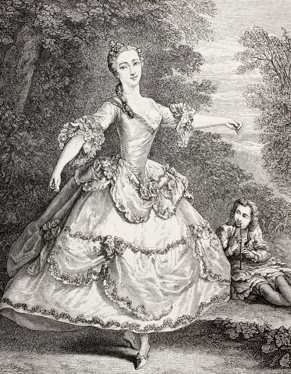 Marie Salle, 1875 (gravering) af French School