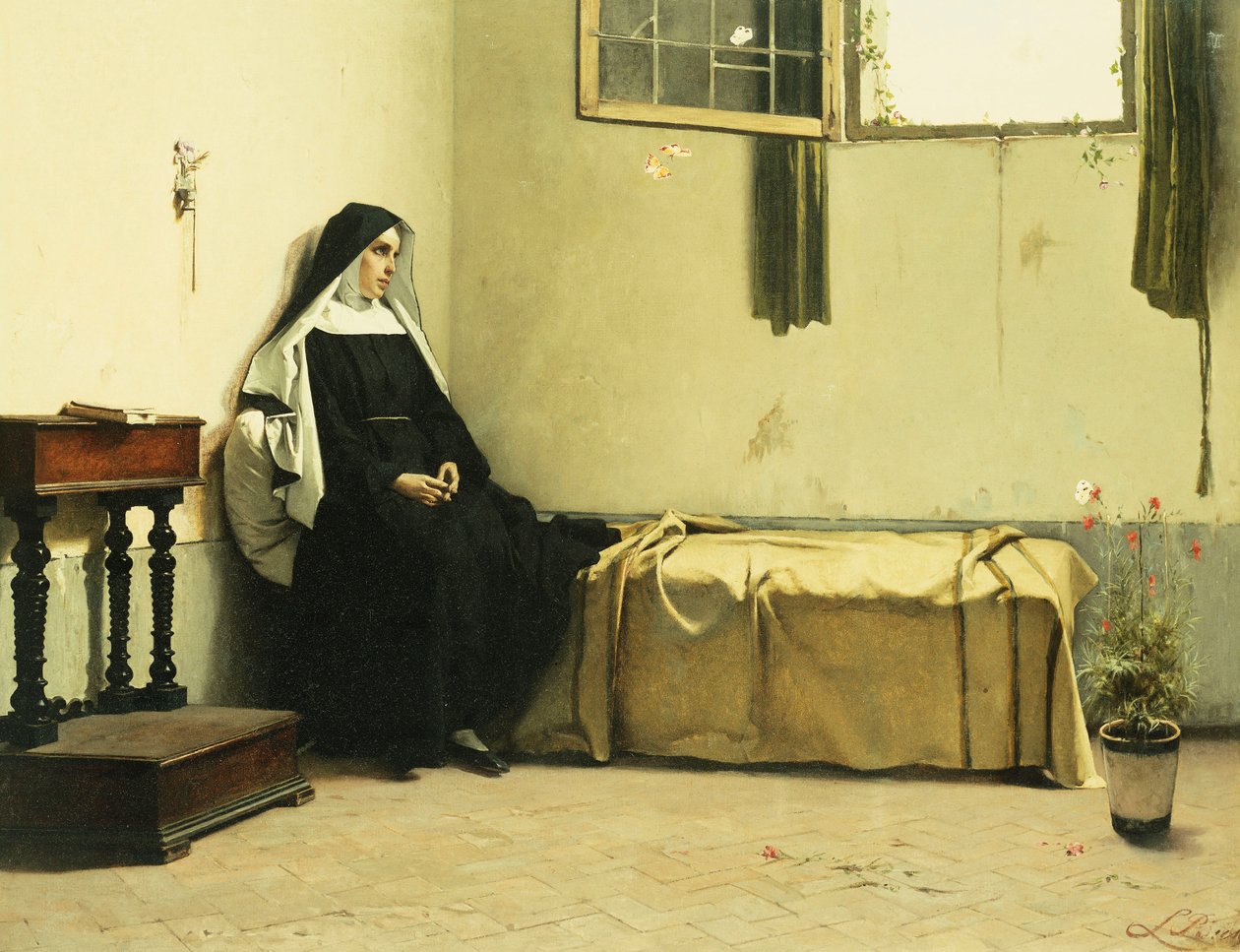 Meditation, af French School