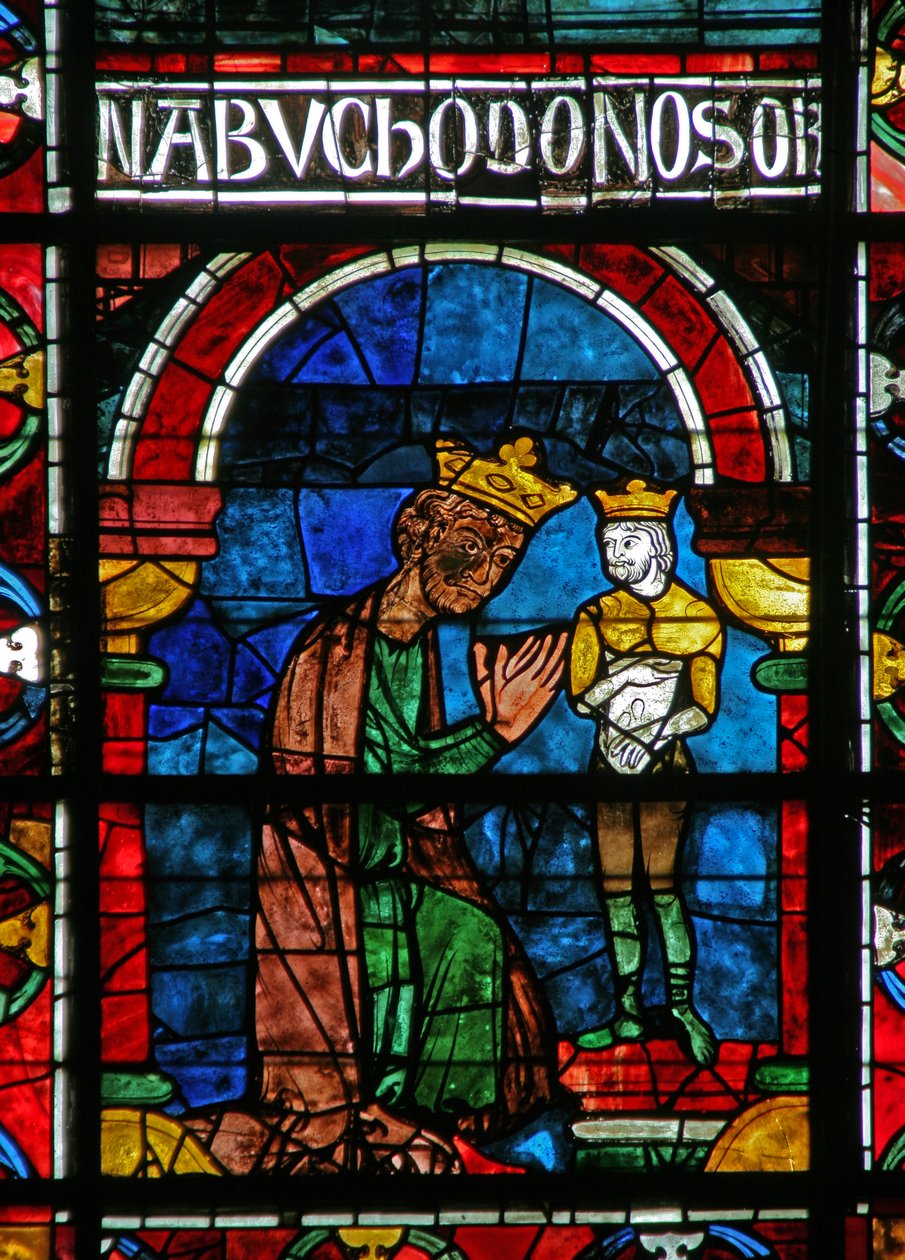 Nebukadnezar tilbeder en afgud (w121) af French School