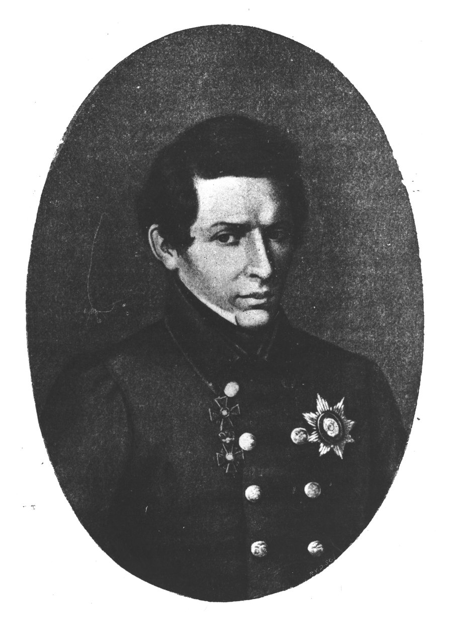 Nicholas Lobachevsky (1792-1856) af French School