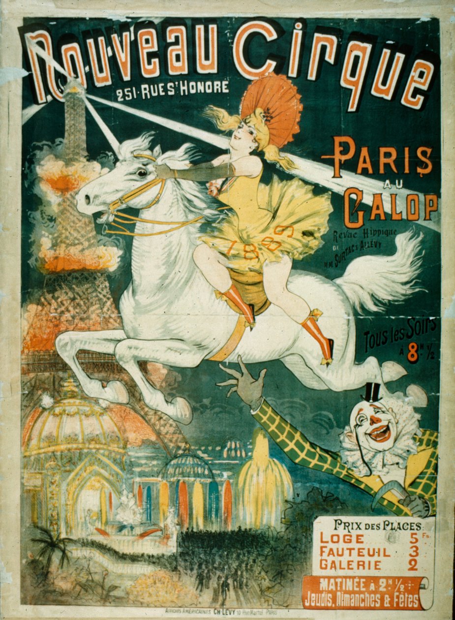 Nycirkus, 1889 af French School