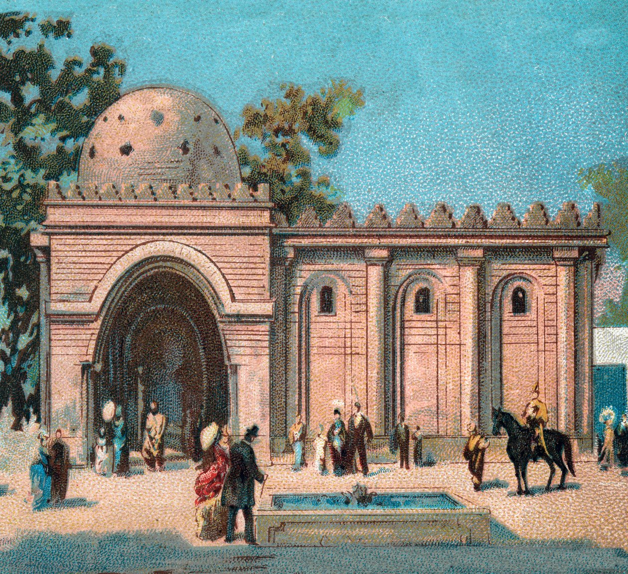 Paris. Verdensudstilling fra 1889: Persan Pavillon. af French School