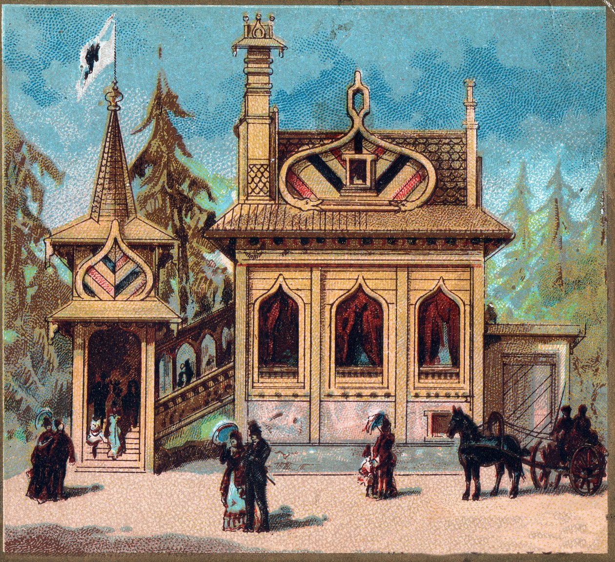 Paris. Verdensudstilling fra 1889: Russisk residens. af French School