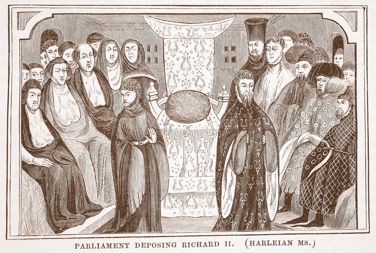 Parlamentet afsætter Richard II af French School