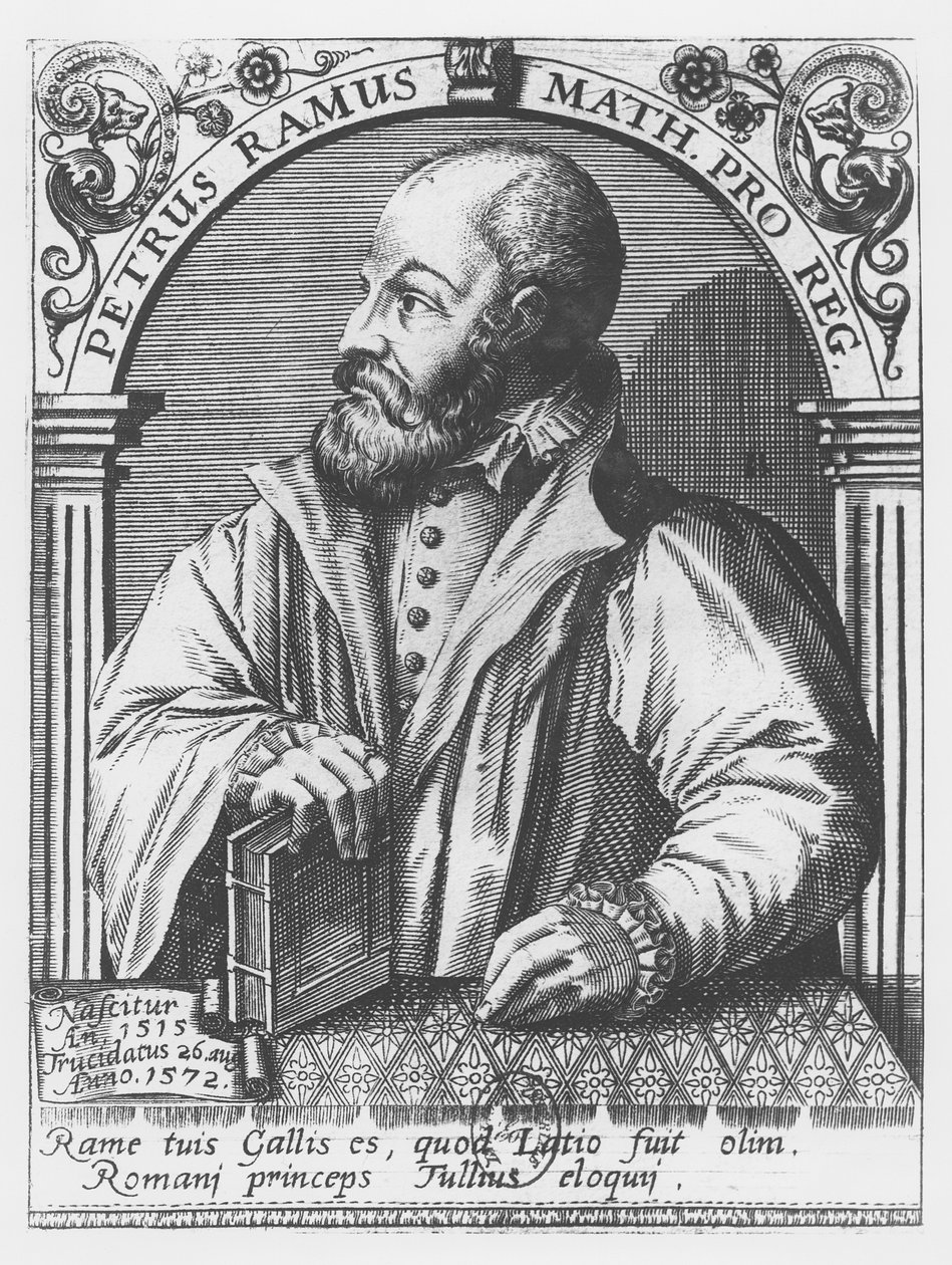 Pierre Ramus (gravering) af French School