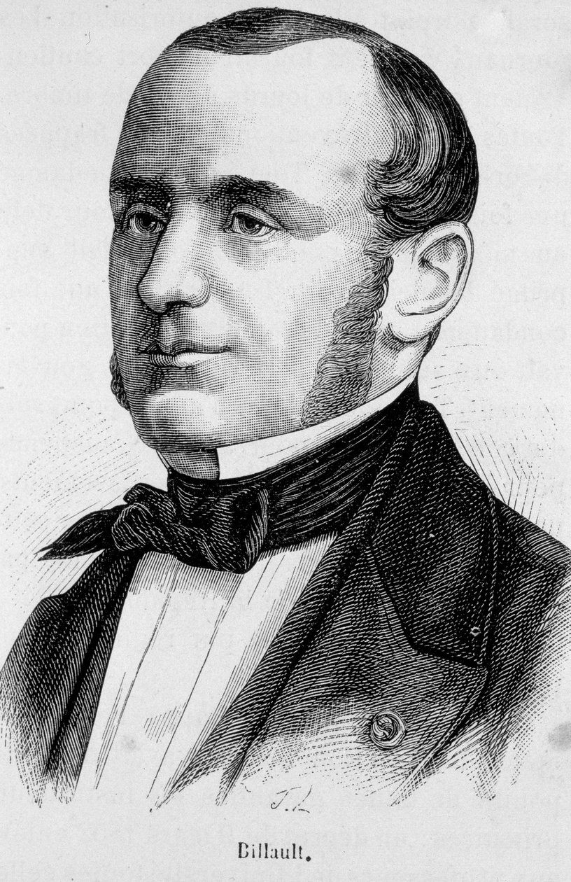 Portræt af Adolphe Billault (1805-1863). af French School