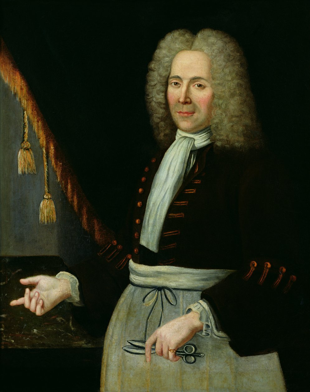 Portræt af Antoine Thibault (d.1725) af French School
