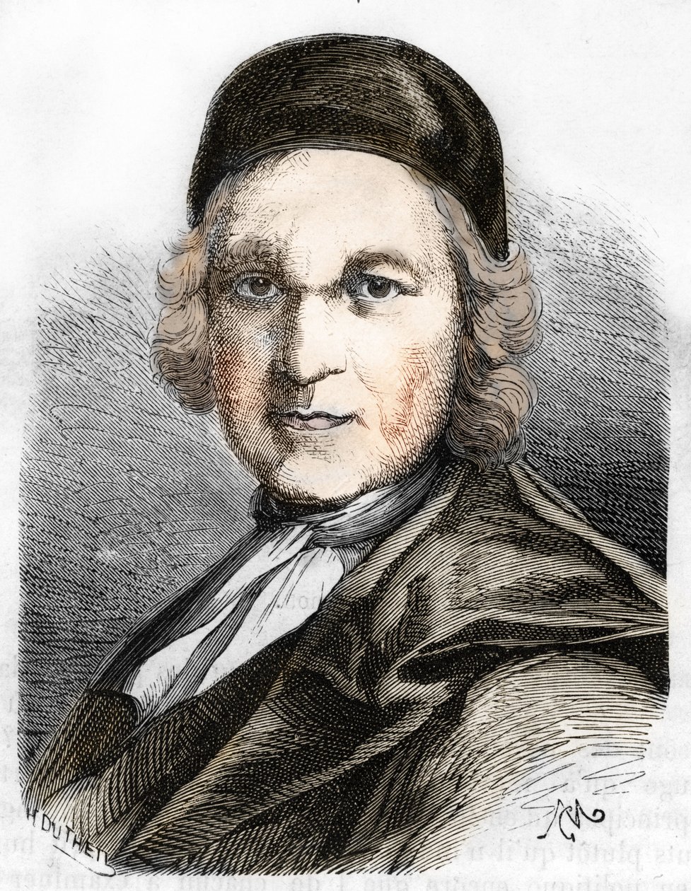 Portræt af Charles de Saint evremond af French School