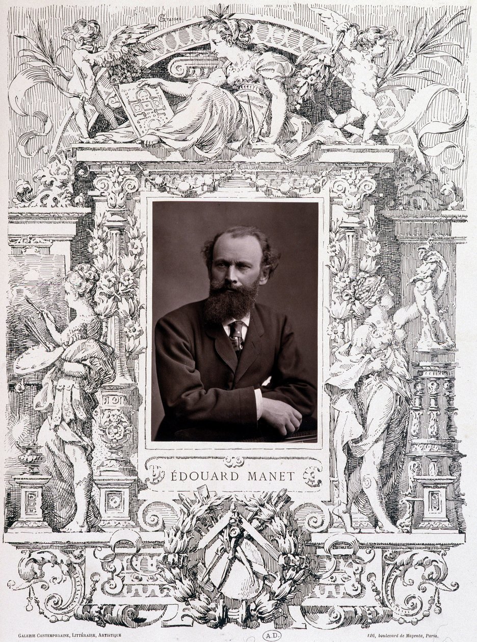 Portræt af Edouard Manet af French School
