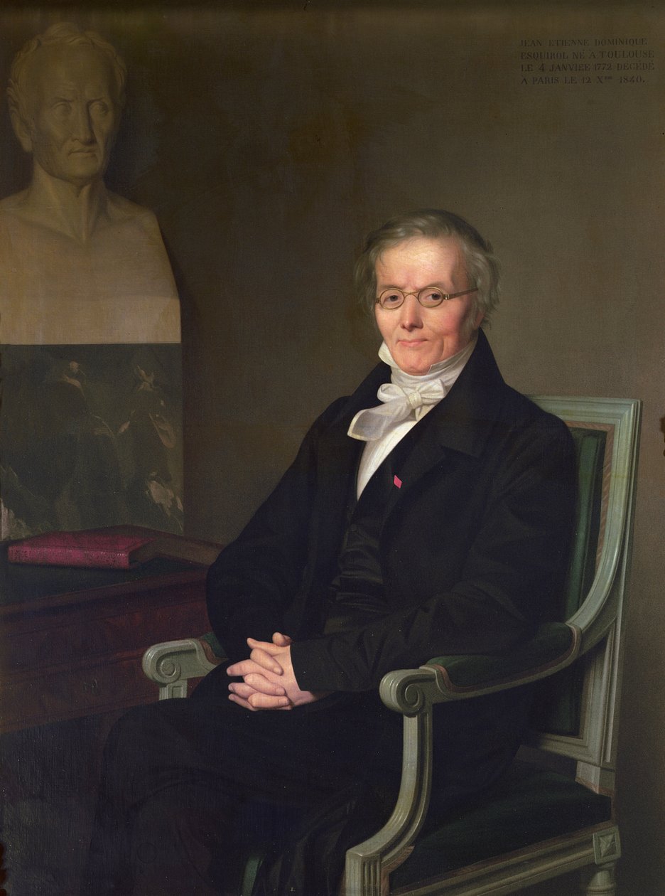 Portræt af Etienne Esquirol (1772-1840) af French School