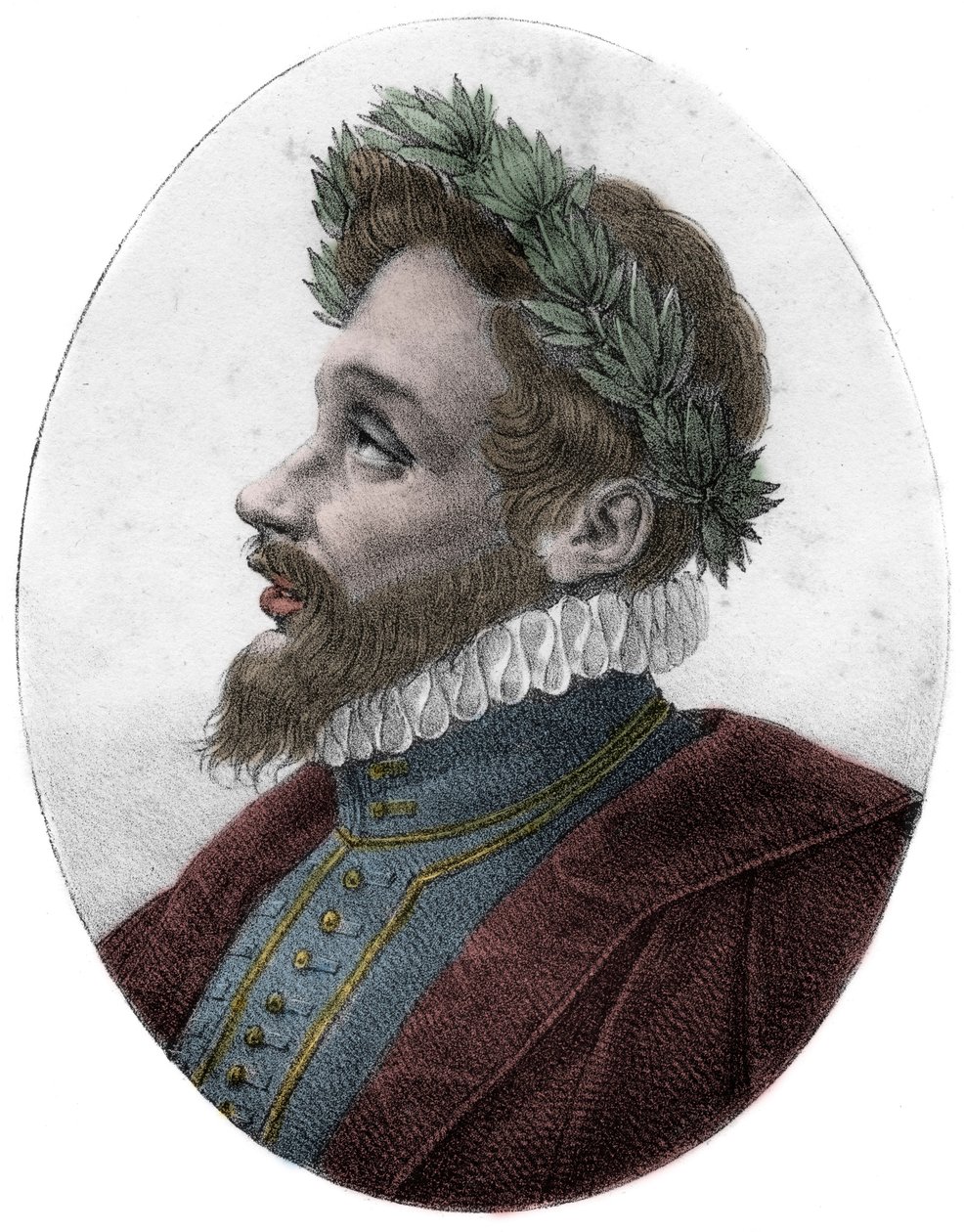 Portræt af Etienne Jodelle (Paris af French School
