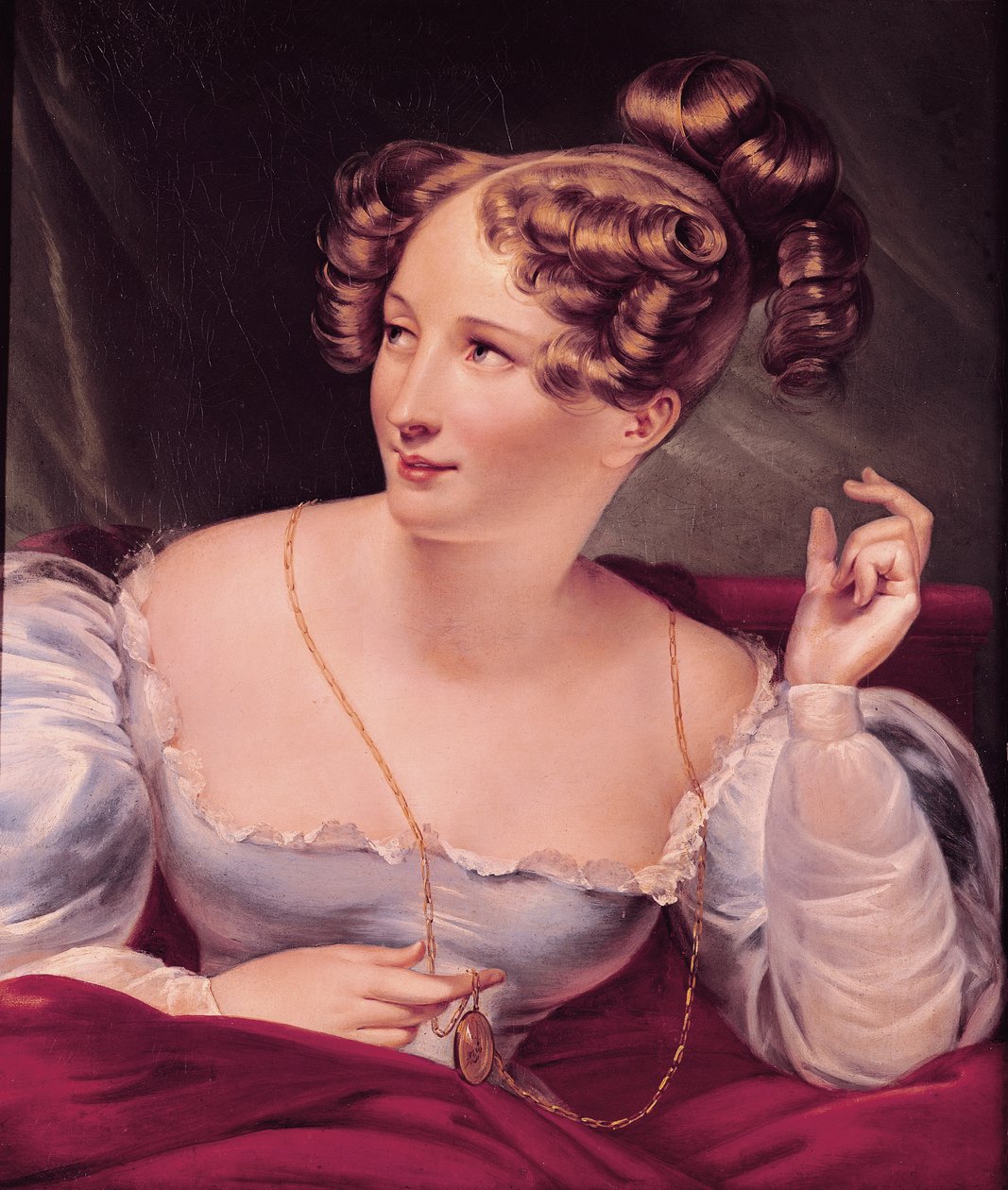 Portræt af Harriet Smithson (1800-54) af French School