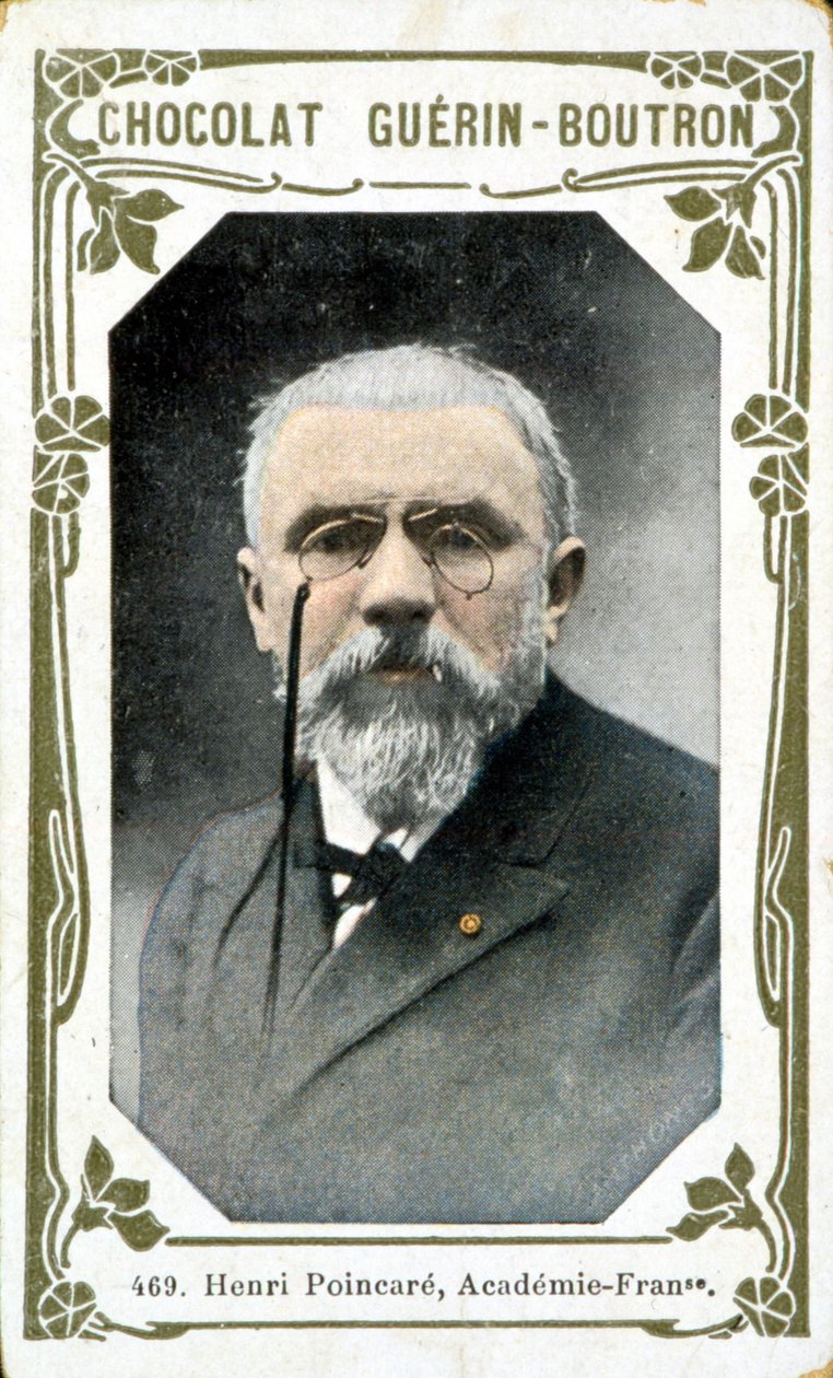 Portræt af Henri Poincaré af French School