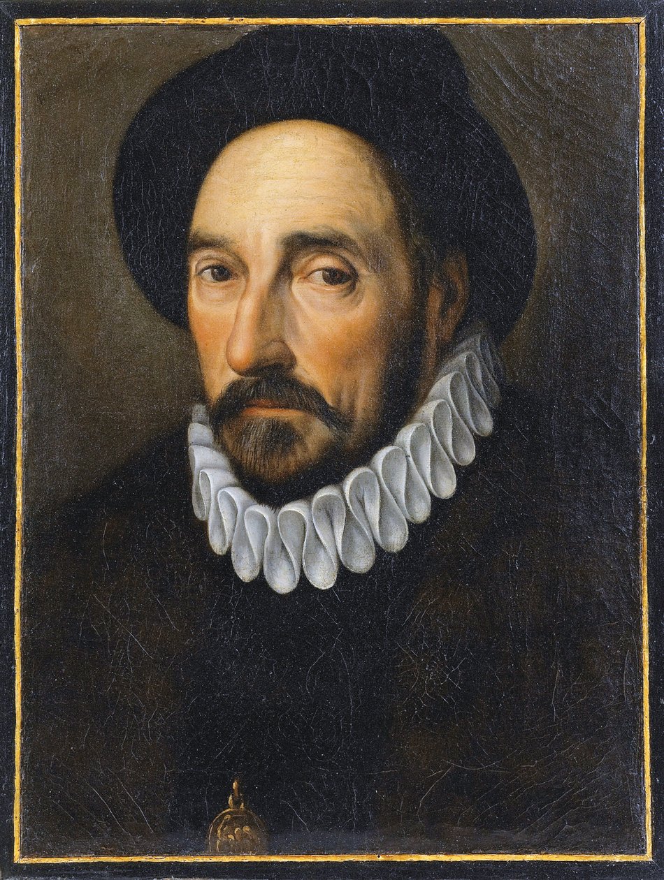 Portræt af Michel de Montaigne af French School