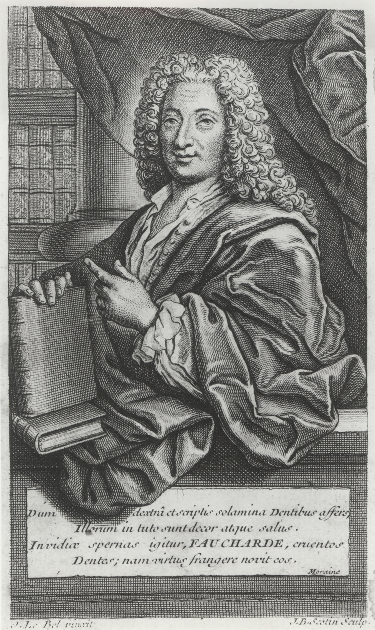 Portræt af Pierre Fauchard (1678-1763) af French School