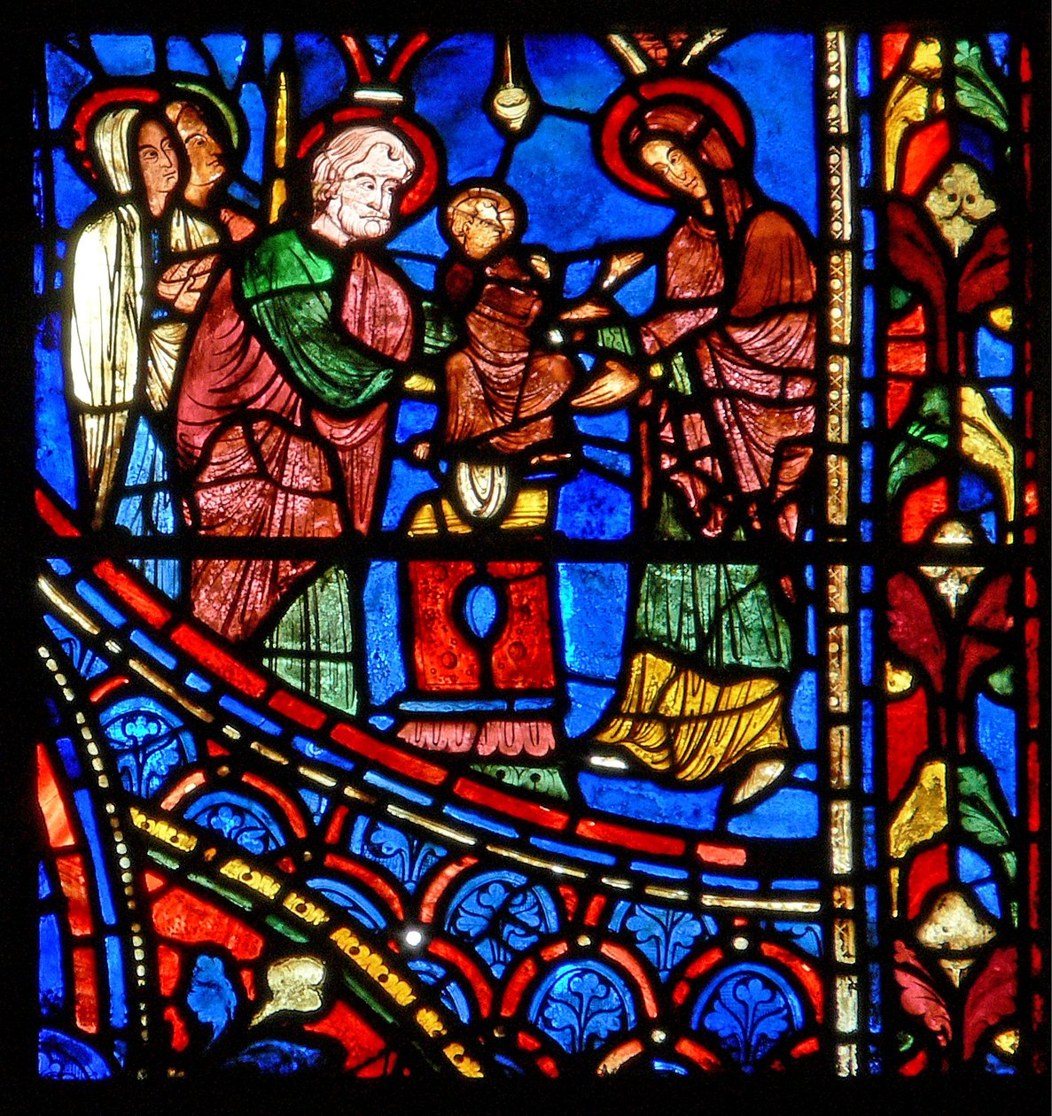 Præsentation i templet (w28b) af French School