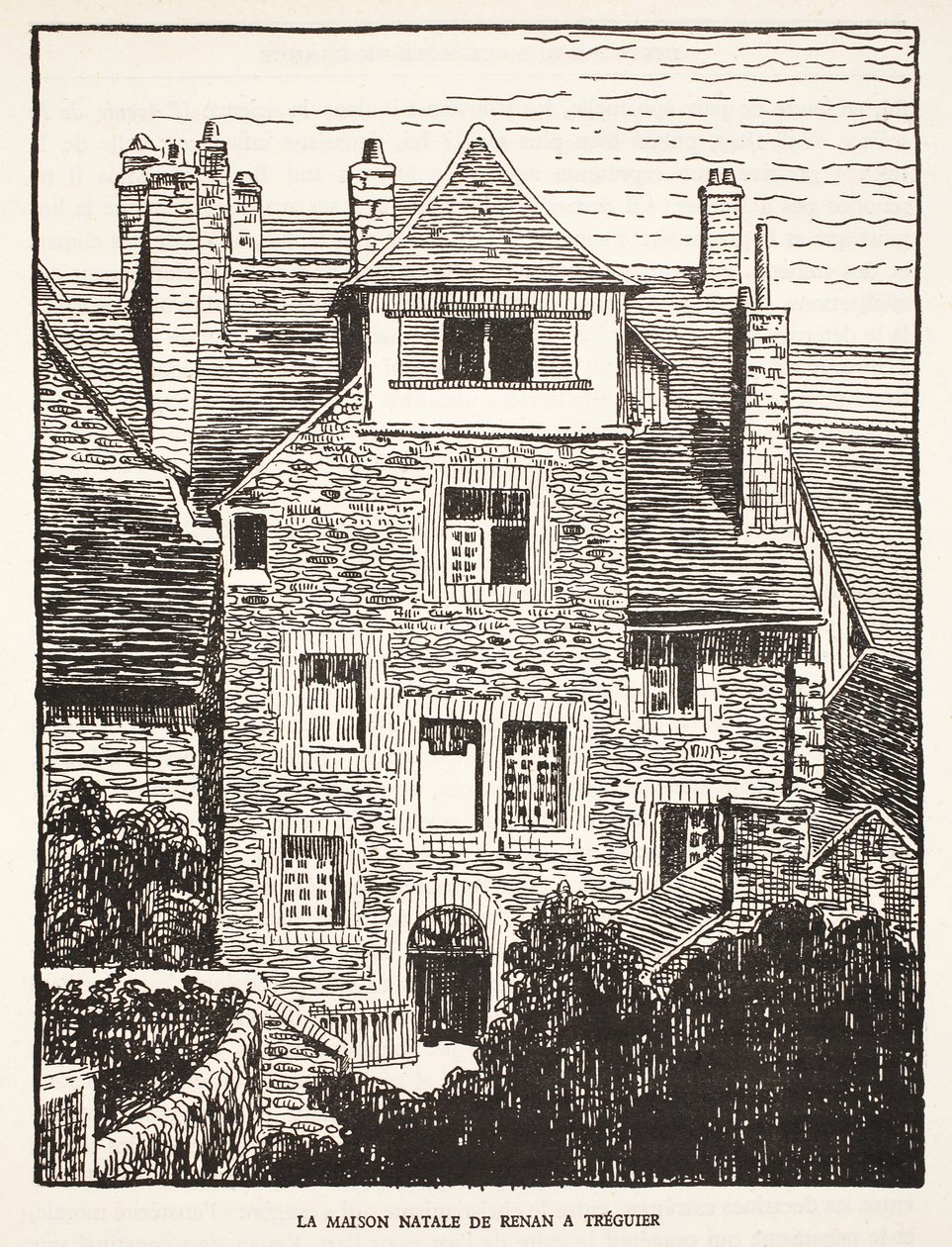 Renans fødested ved Treguier af French School