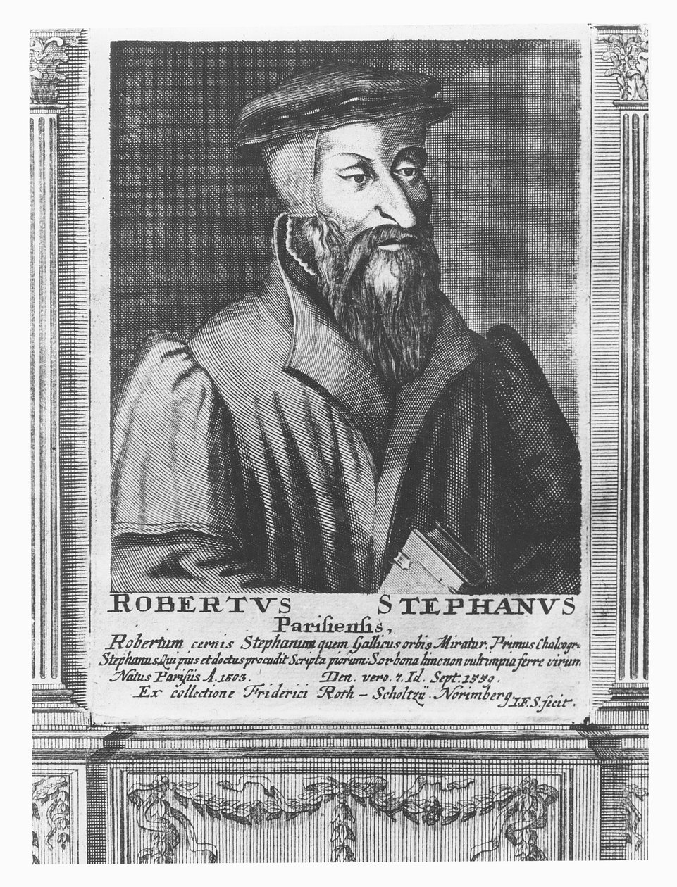 Robert Estienne (gravering) af French School
