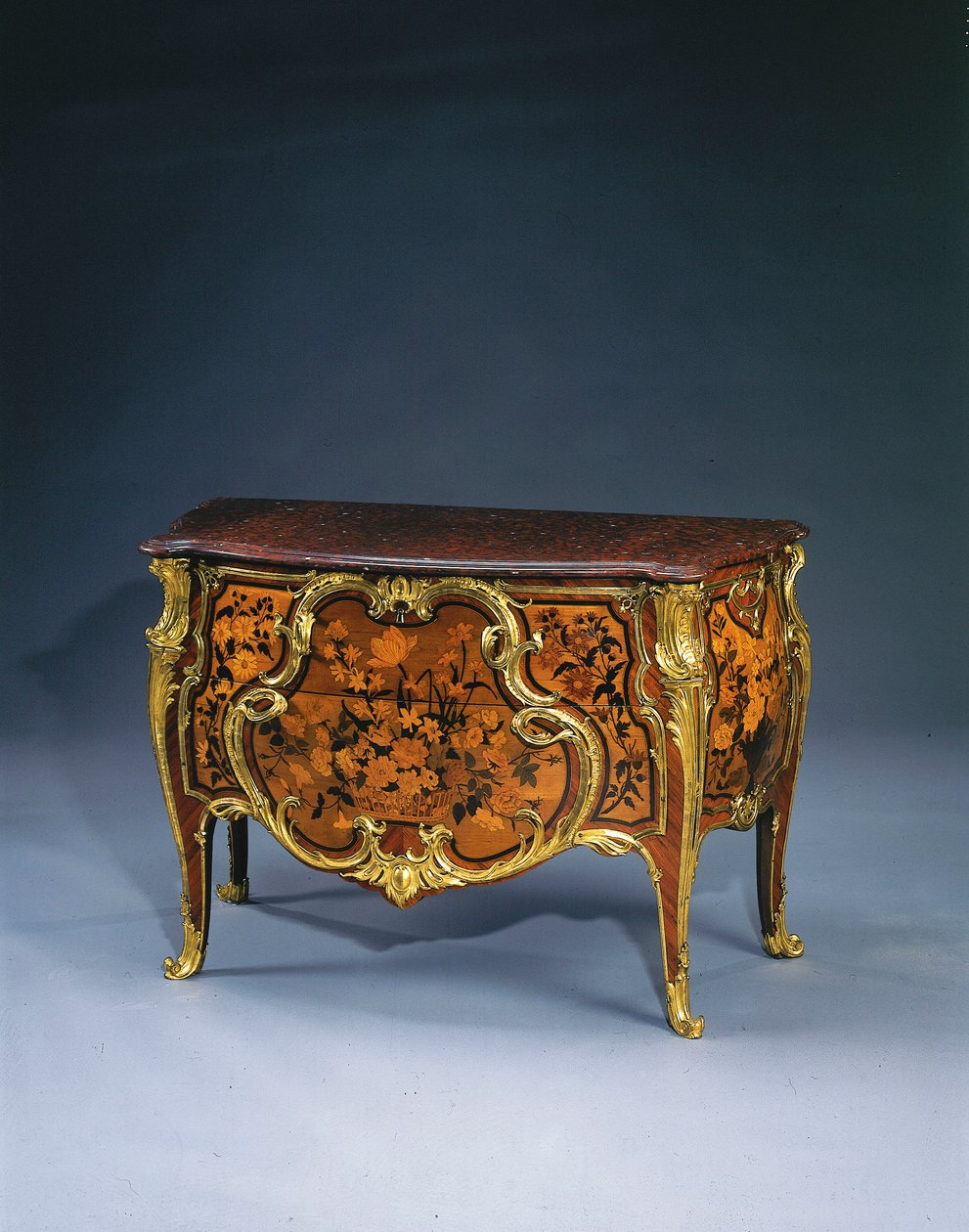 Royal Louis XV kommode, ca. 1757 af French School