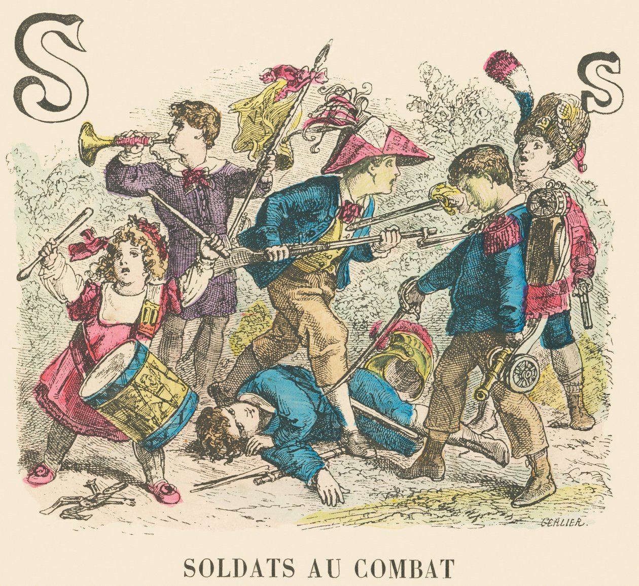 S: Soldater i kamp af French School